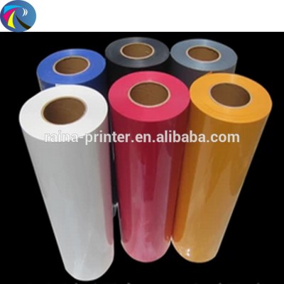 vinyl transfer film with heat press for heat transfer t-shirt viny film