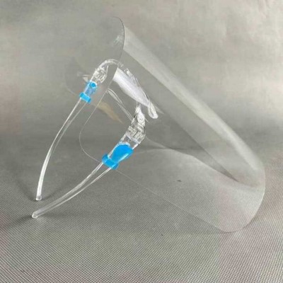 Factory price  pet disposable protective face shield transparent with glass oil protection kitchen